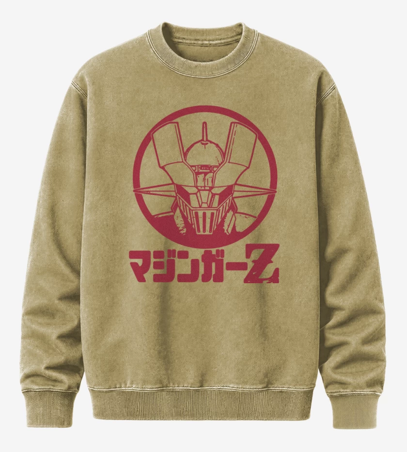 Poleron Polo Acid Wash Beige de Mazinger
