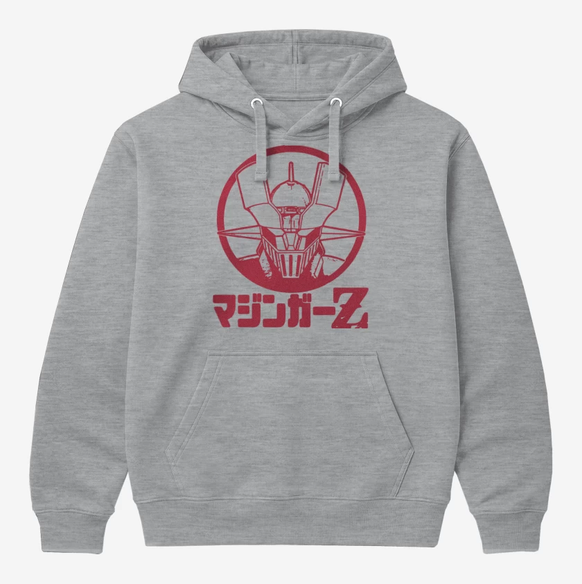 Polerón Canguro Gris Melange de Mazinger