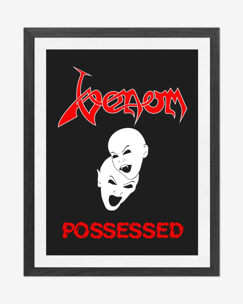 Cuadro decorativo Negro de Venom Possessed Faces