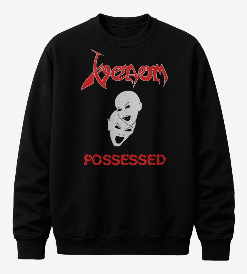 Poleron polo Venom Possessed Faces