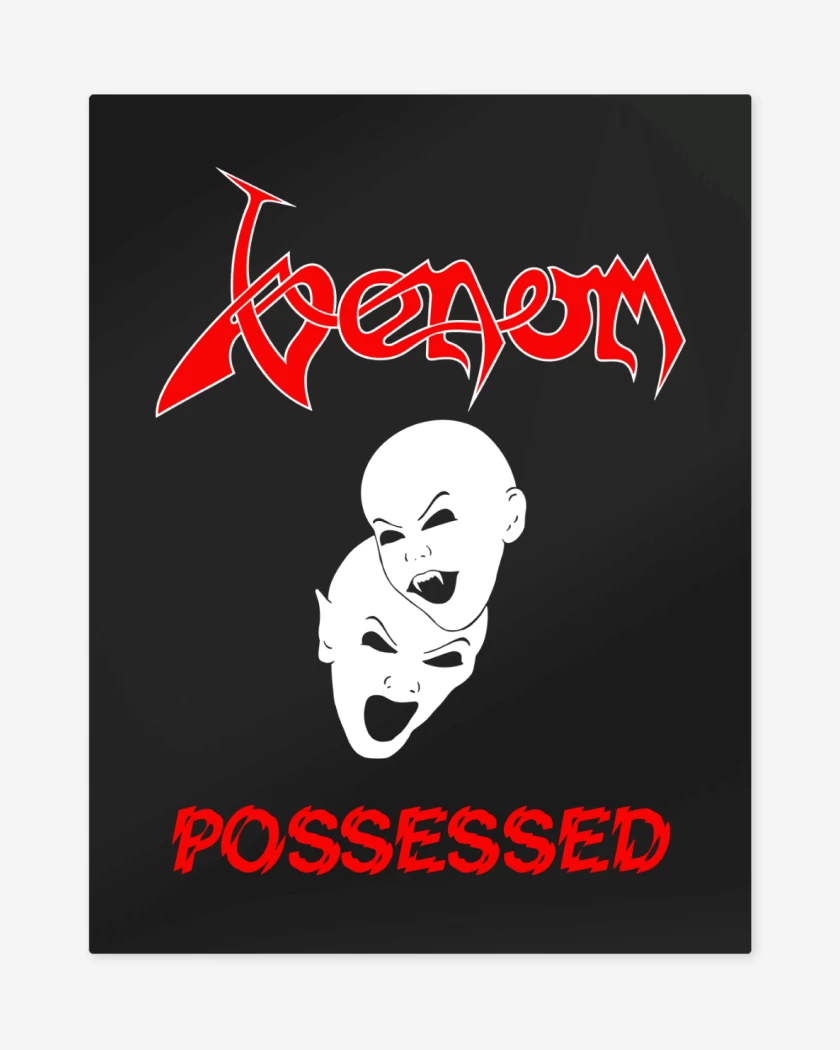 Print metalico Venom Possessed Faces