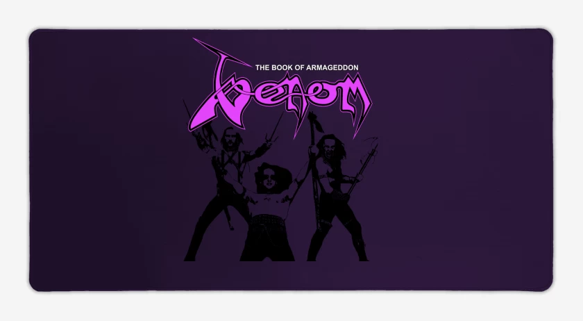 Mouse pad Gamer Morado de Venom Book of Armageddon