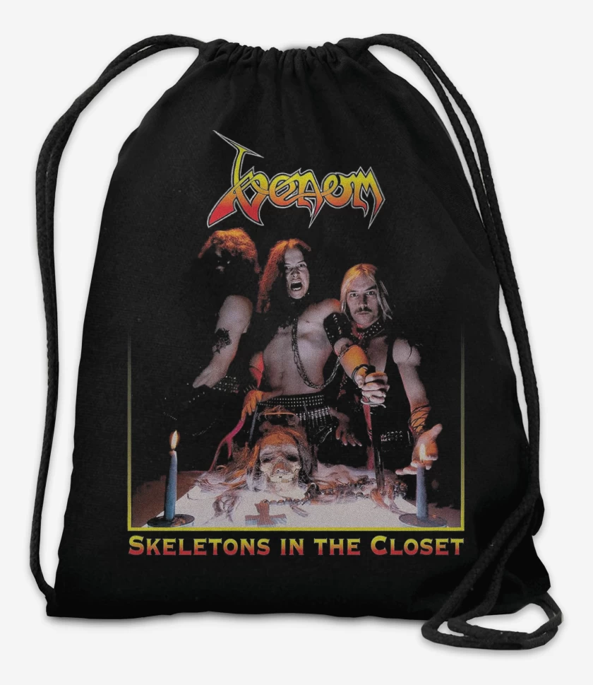 Mochila Negro de Venom Skeletons in the Closet