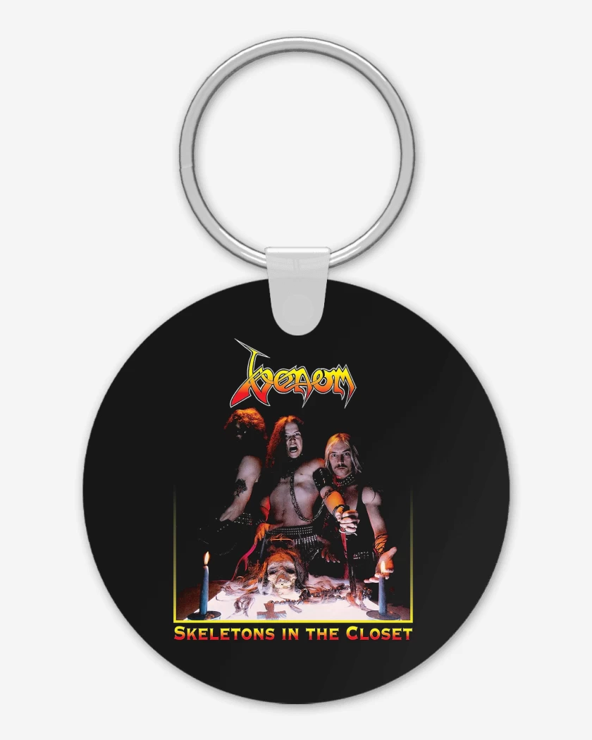Llavero Negro de Venom Skeletons in the Closet
