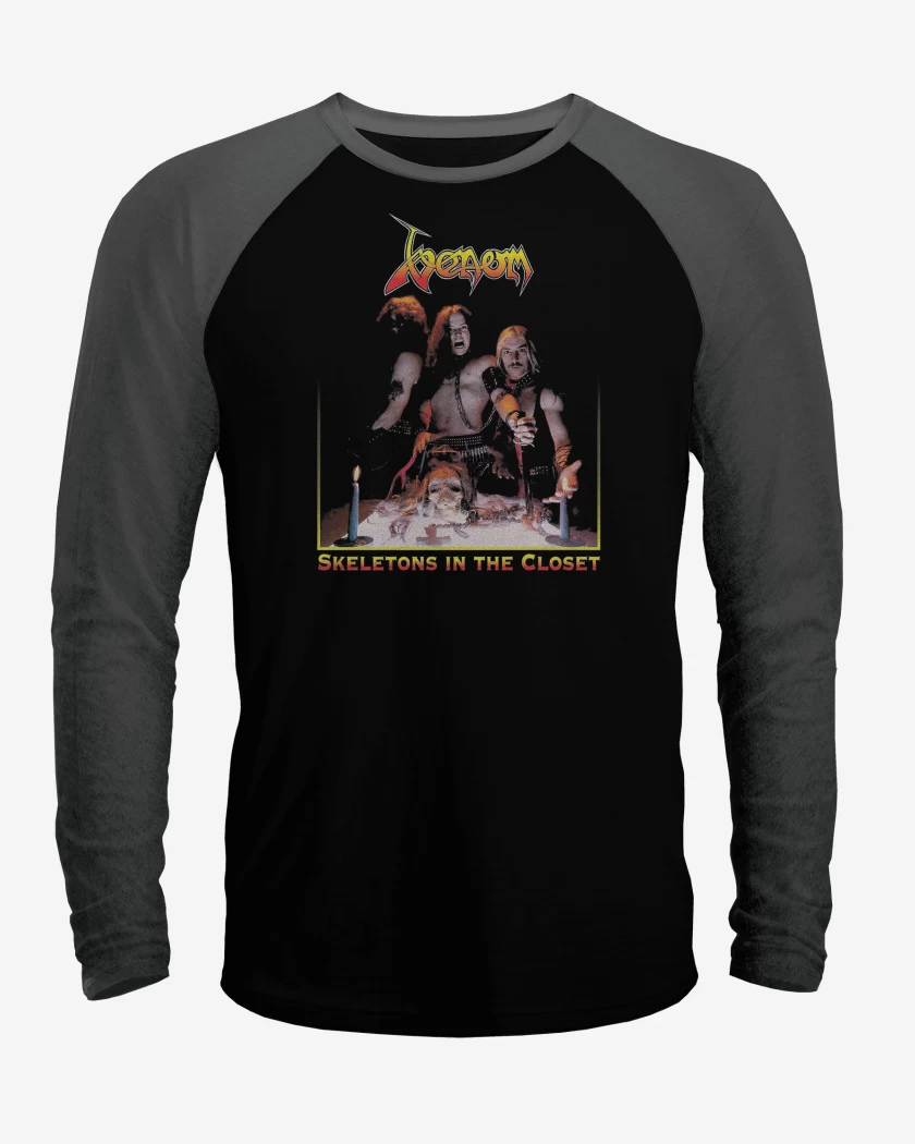 Polera Raglan Venom Skeletons in the Closet