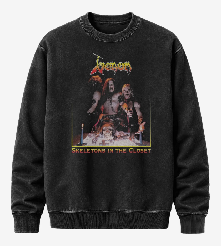 Poleron Polo Acid Wash Venom Skeletons in the Closet