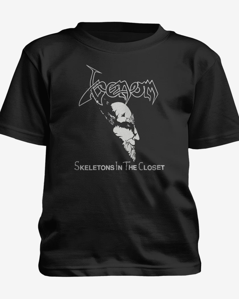 Polera de niño Negro de Venom Skeletons