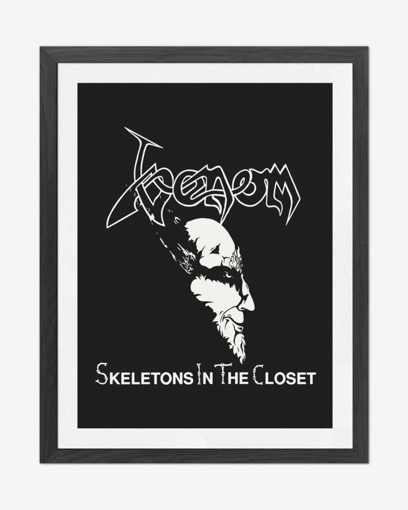 Cuadro decorativo Negro de Venom Skeletons