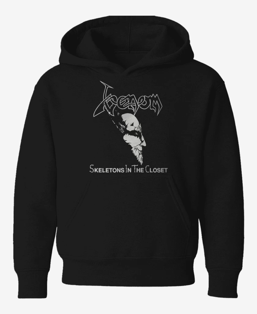 Poleron de niño Negro de Venom Skeletons