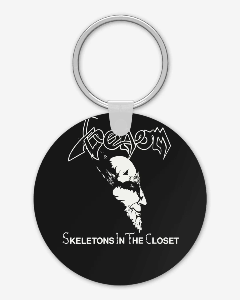 Llavero Negro de Venom Skeletons