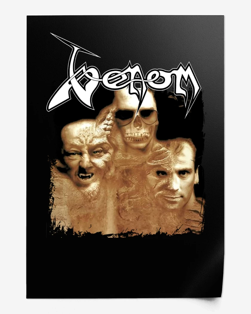 Print Negro de Venom Cast in Stone