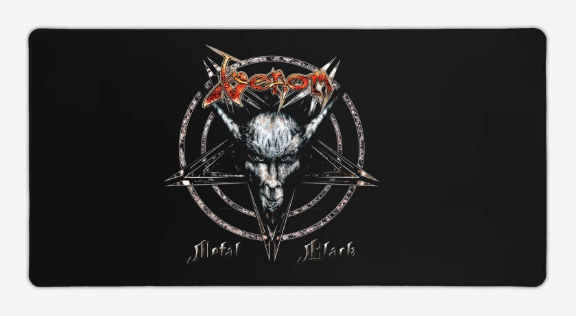 Mouse pad Gamer Negro de Venom Metal Black