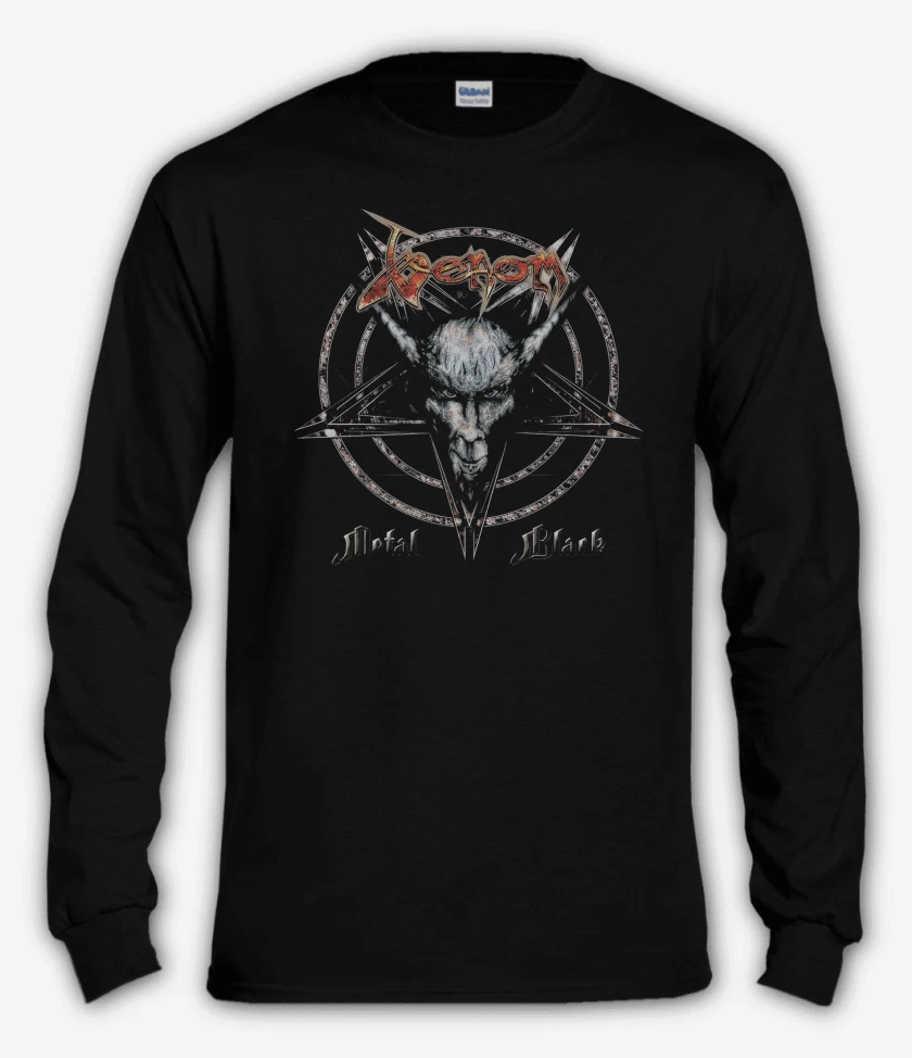 Polera manga larga Negro de Venom Metal Black