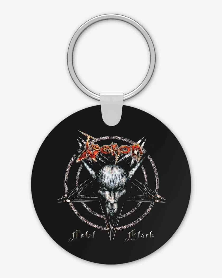 Llavero Venom Metal Black
