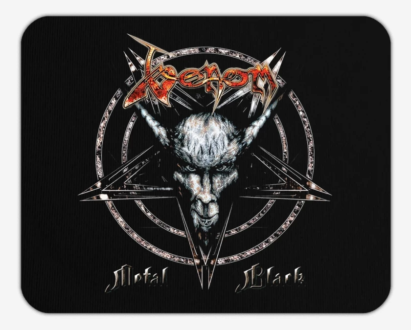 Mousepad Negro de Venom Metal Black