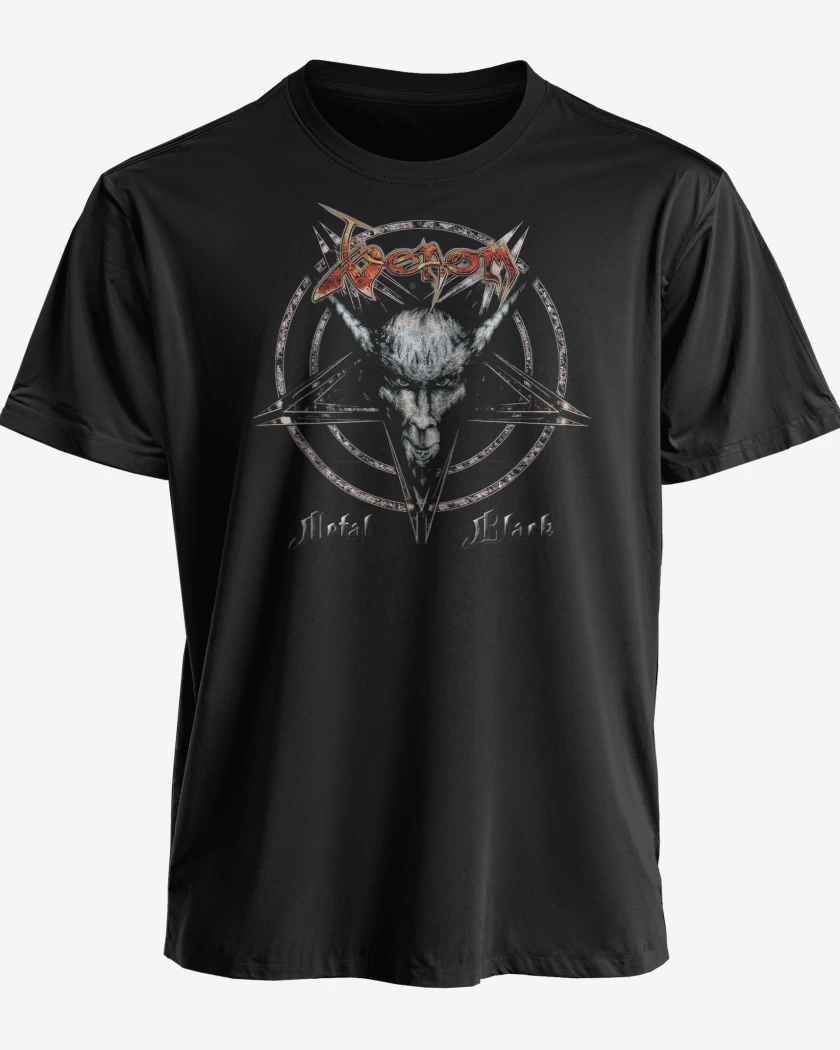 Polera premium Venom Metal Black