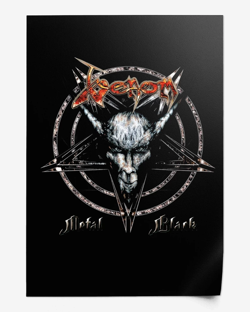 Print Negro de Venom Metal Black