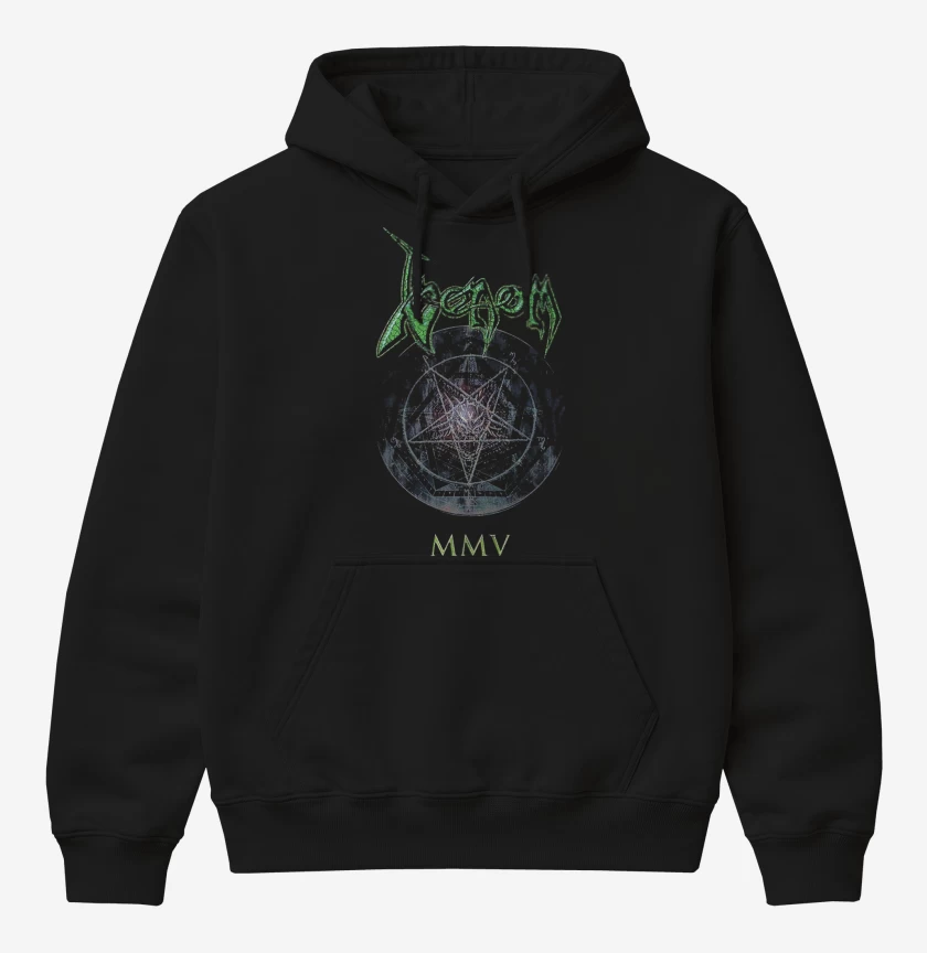 Poleron Canguro básico Negro de Venom MMV