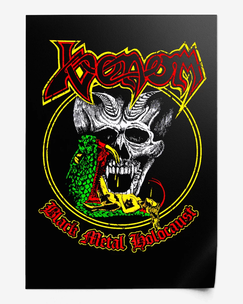 Print Venom Black Metal Holocaust