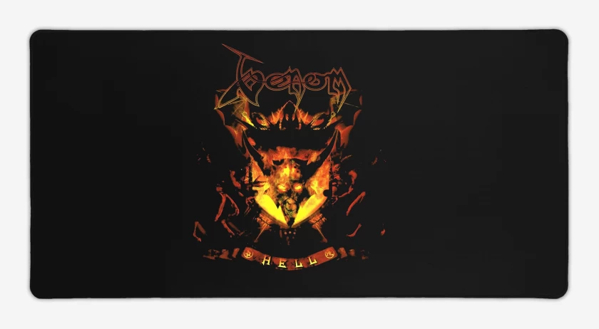 Mouse pad Gamer Negro de Venom Hell