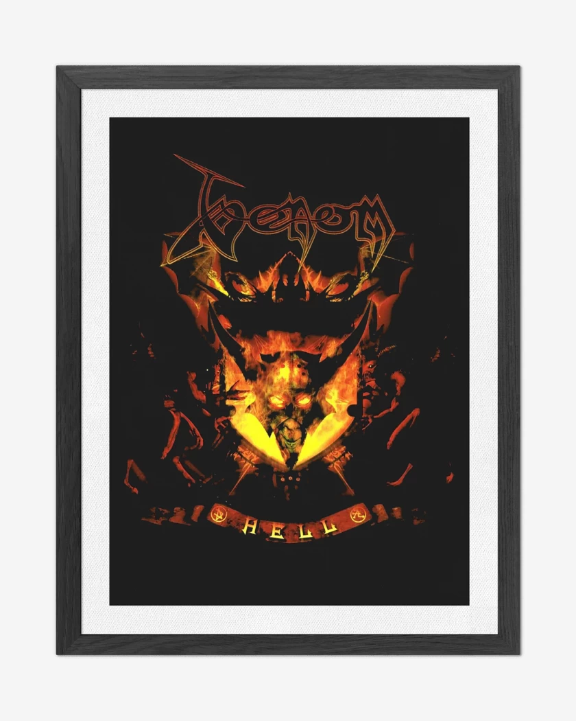 Cuadro decorativo Negro de Venom Hell