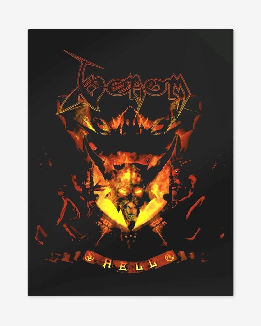 Print metalico Negro de Venom Hell