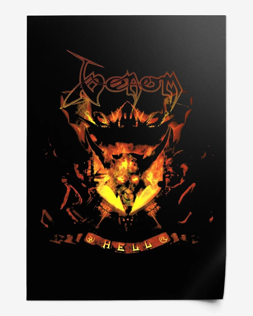 Print Negro de Venom Hell