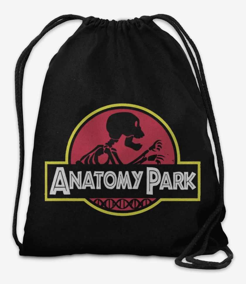 Mochila Negro de Anatomy park
