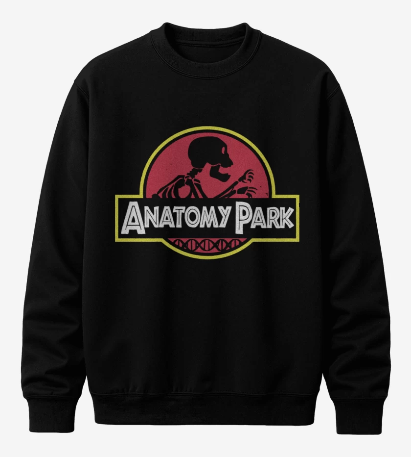 Poleron polo Negro de Anatomy park