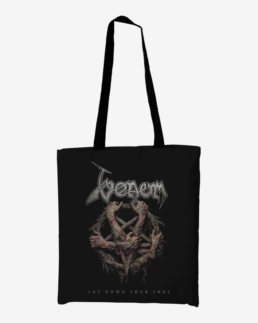 Totebag Negro de Venom Lay Down Your Soul