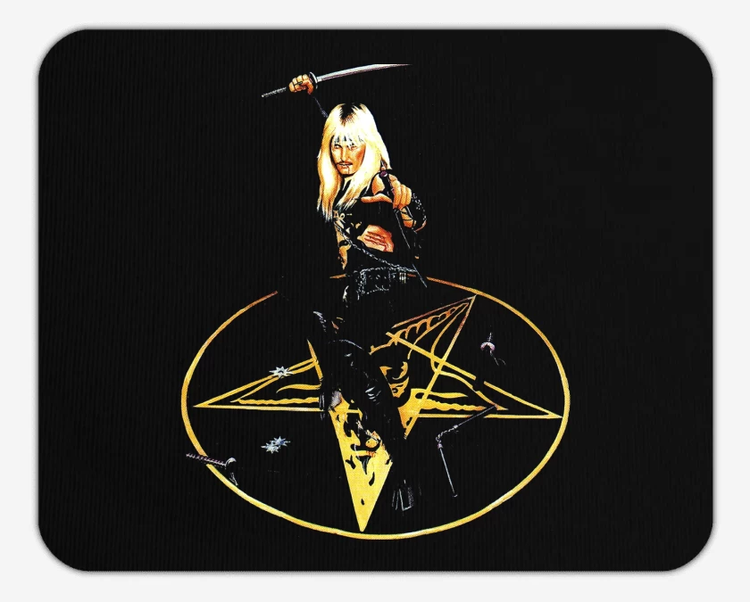 Mousepad Negro de Venom Mantas