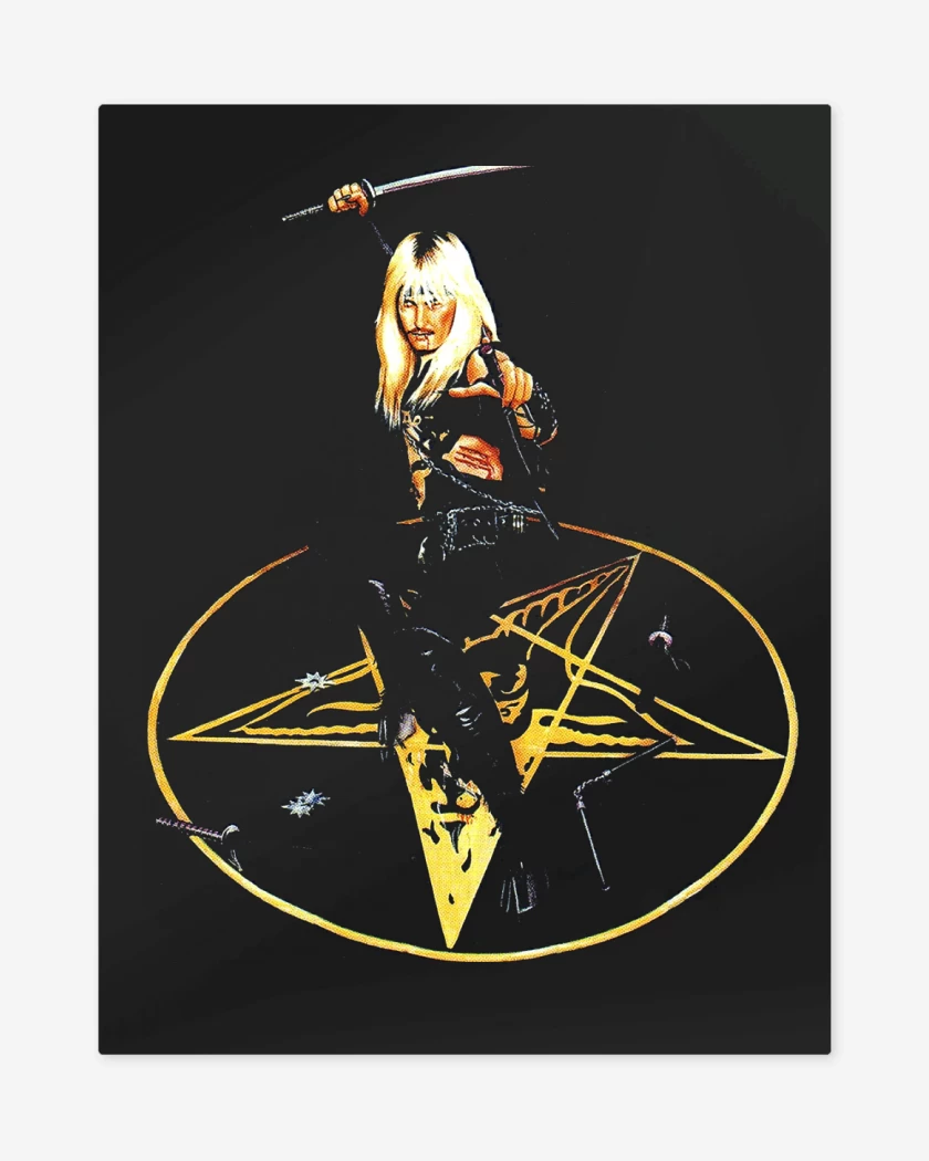 Print metalico Negro de Venom Mantas