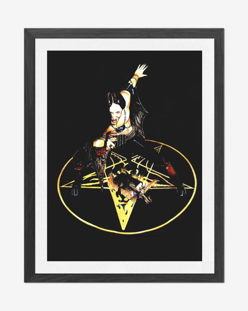 Cuadro decorativo Negro de Venom Chronos