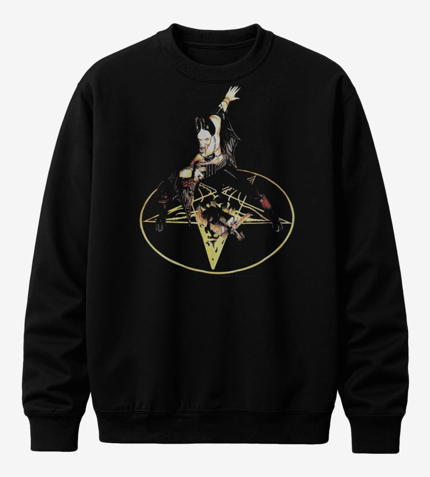 Poleron polo Negro de Venom Chronos