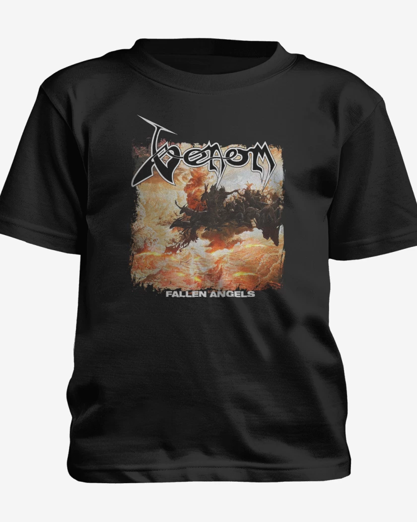 Polera de niño Negro de Venom Fallen Angels