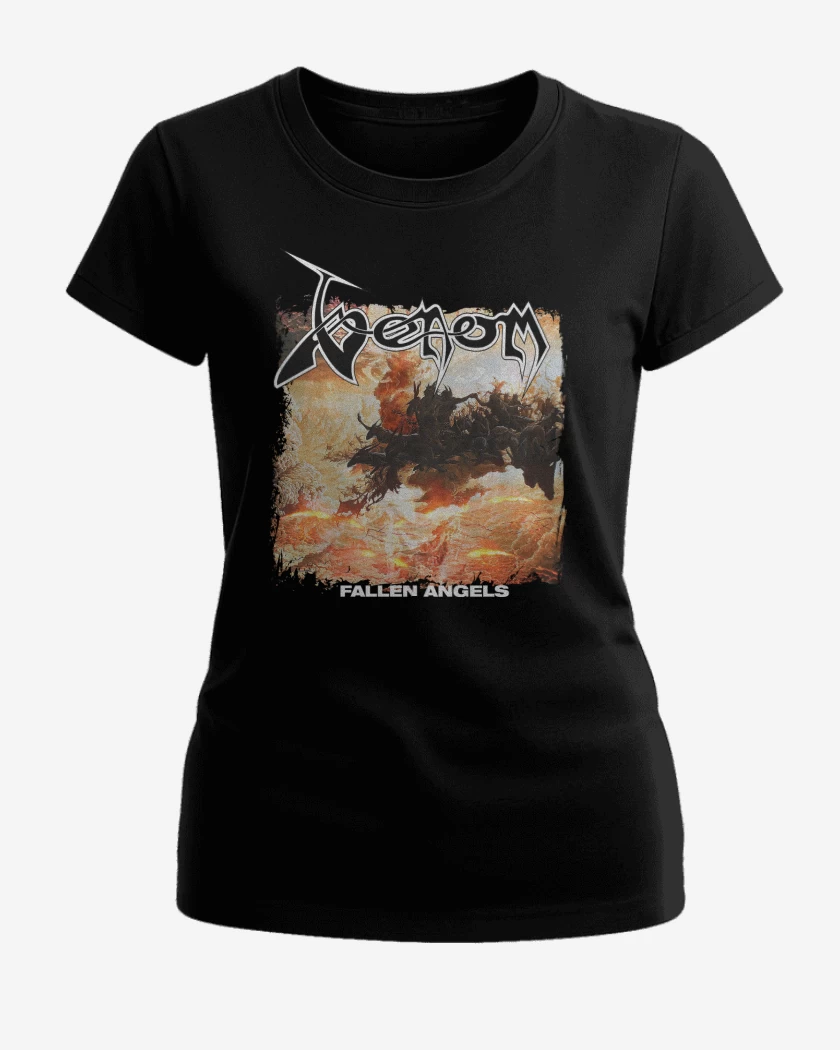 Polera de Mujer Negro de Venom Fallen Angels