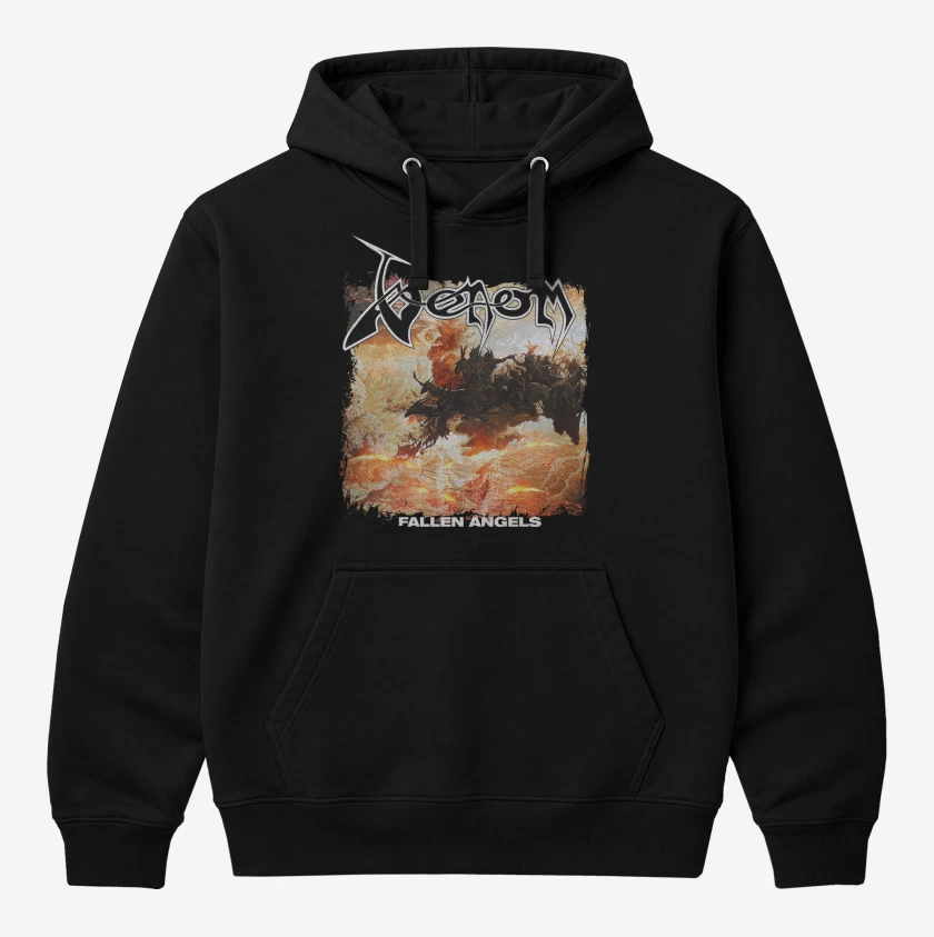 Polerón Canguro Negro de Venom Fallen Angels