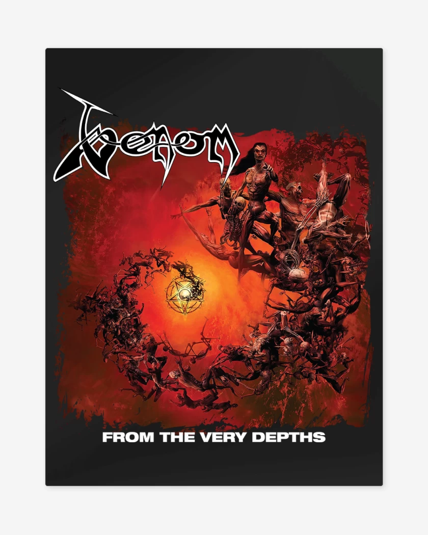 Print metalico Negro de Venom From the Very Depth