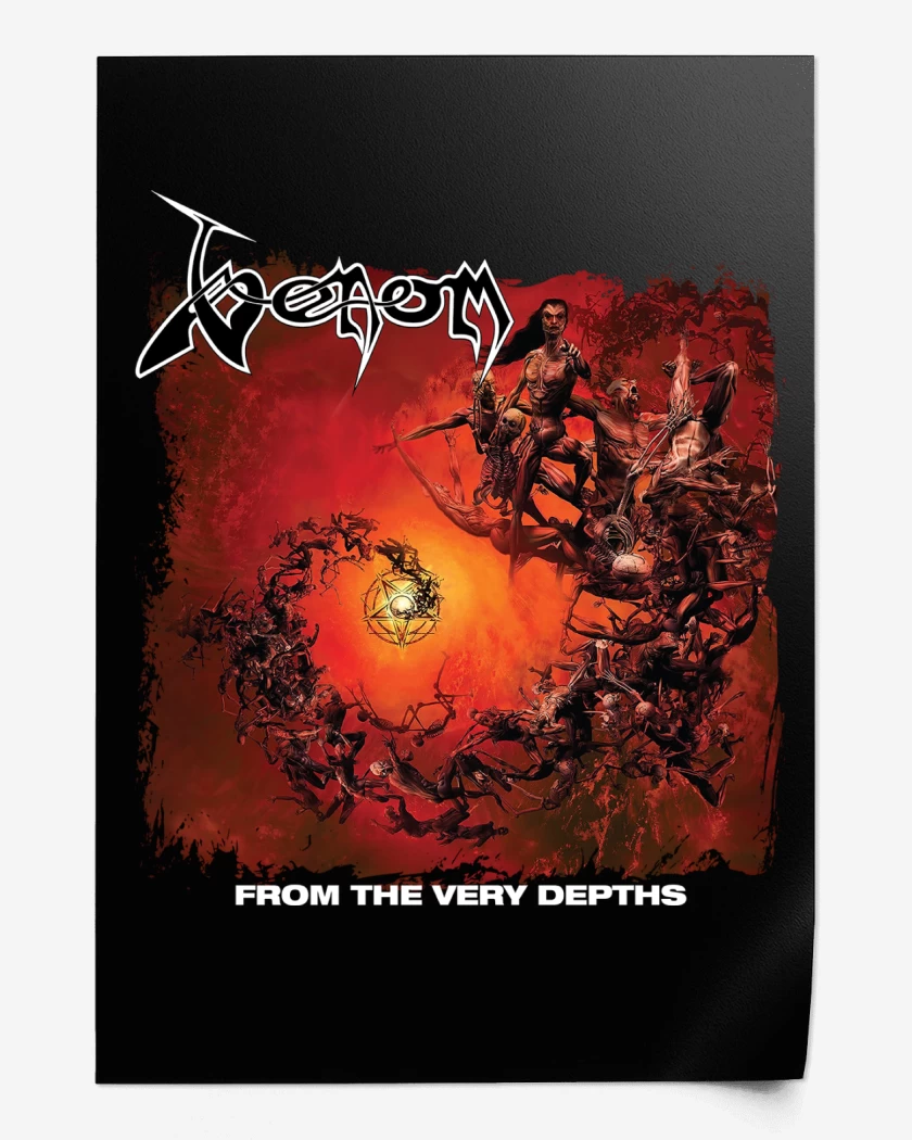Print Negro de Venom From the Very Depth