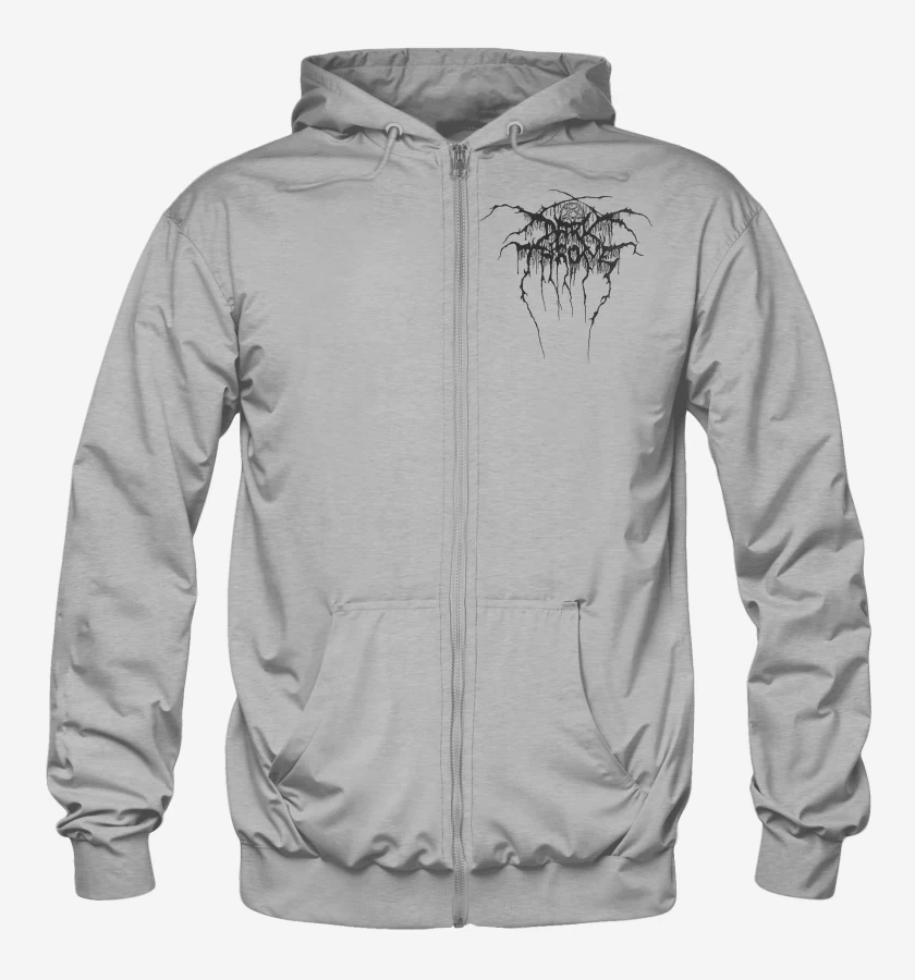Poleron Canguro con cierre Darkthrone Logo N