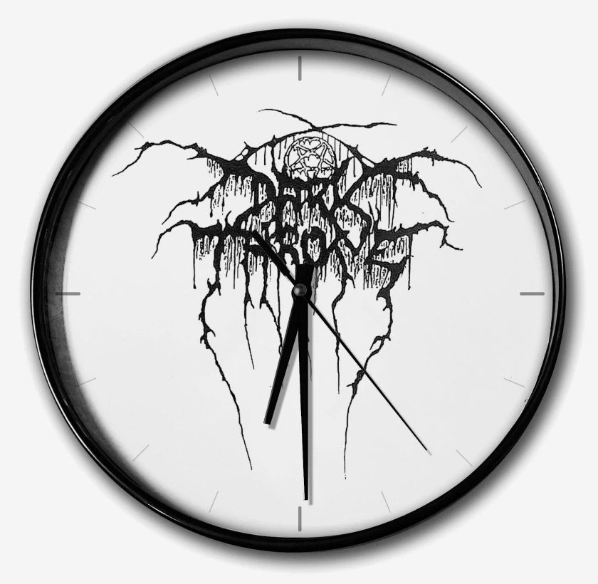 Reloj Blanco de Darkthrone Logo N
