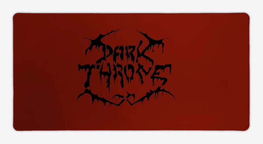 Mouse pad Gamer Rojo de Darkthrone Old Logo