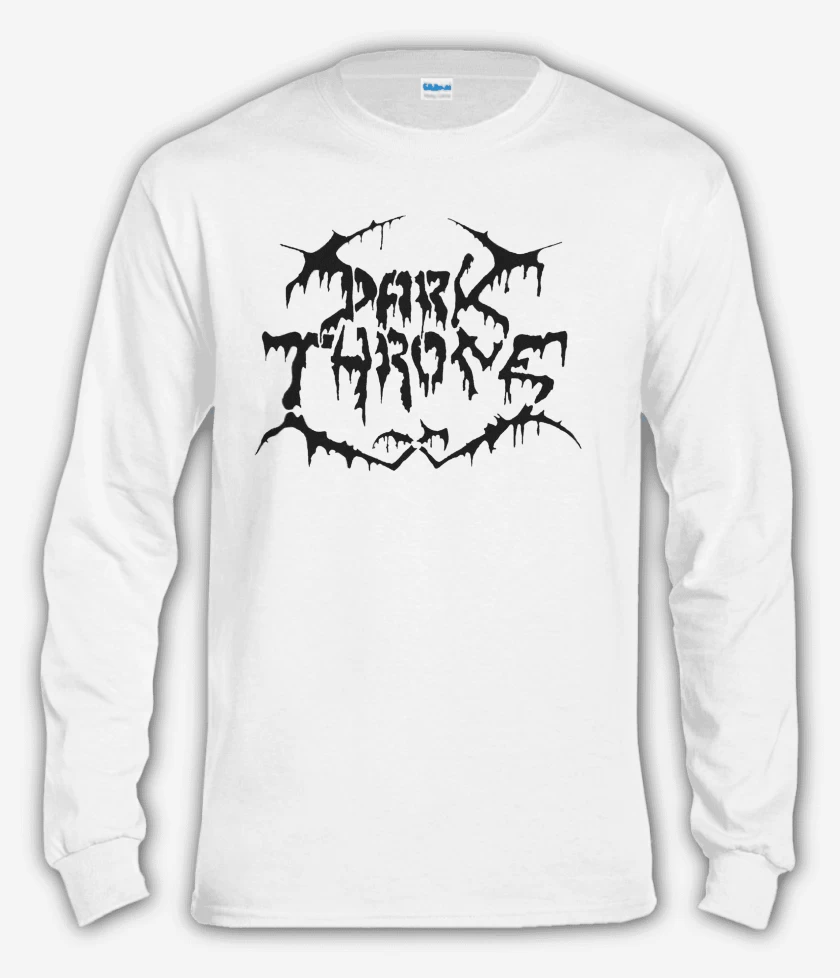 Polera manga larga Blanco de Darkthrone Old Logo