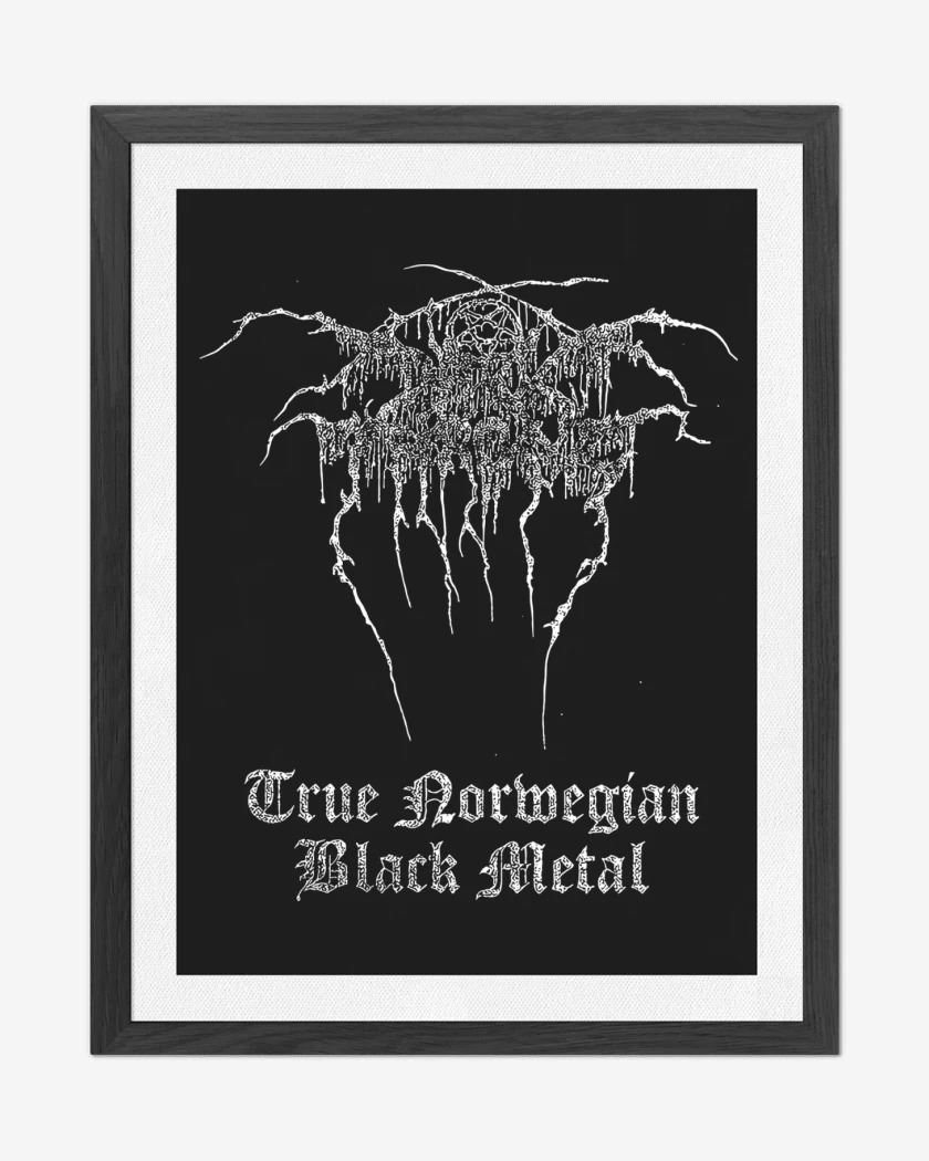 Cuadro decorativo Darkthrone True Noewegian Black Metal