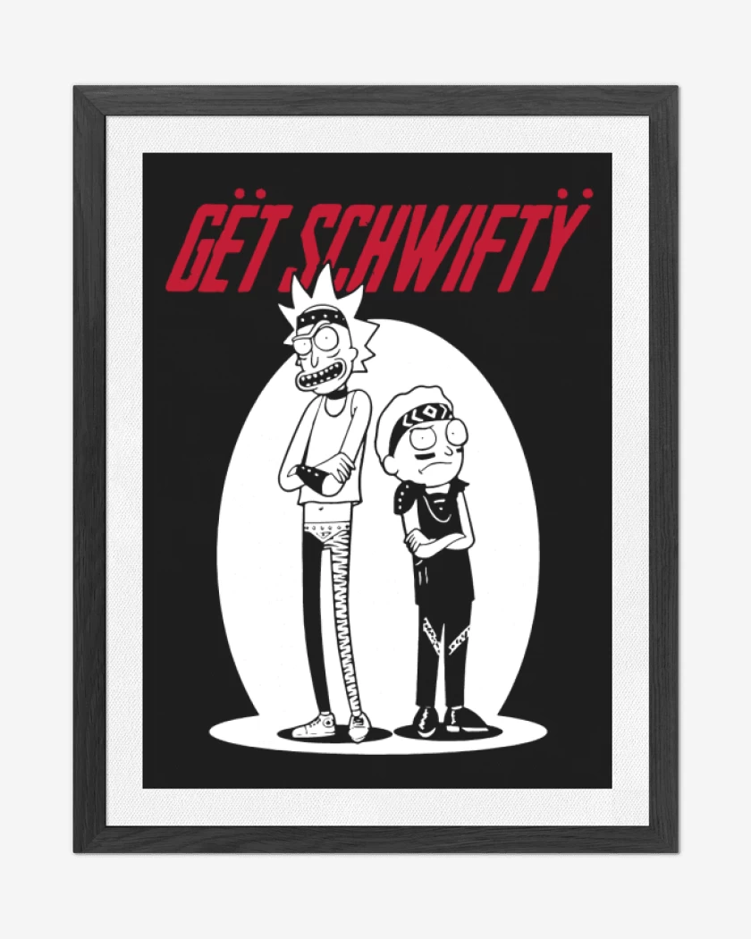 Cuadro decorativo Get schwifty