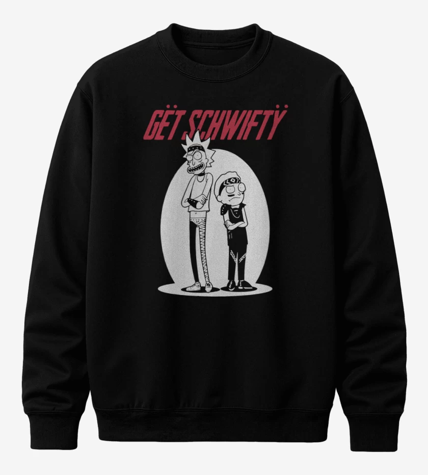 Poleron polo Negro de Get schwifty
