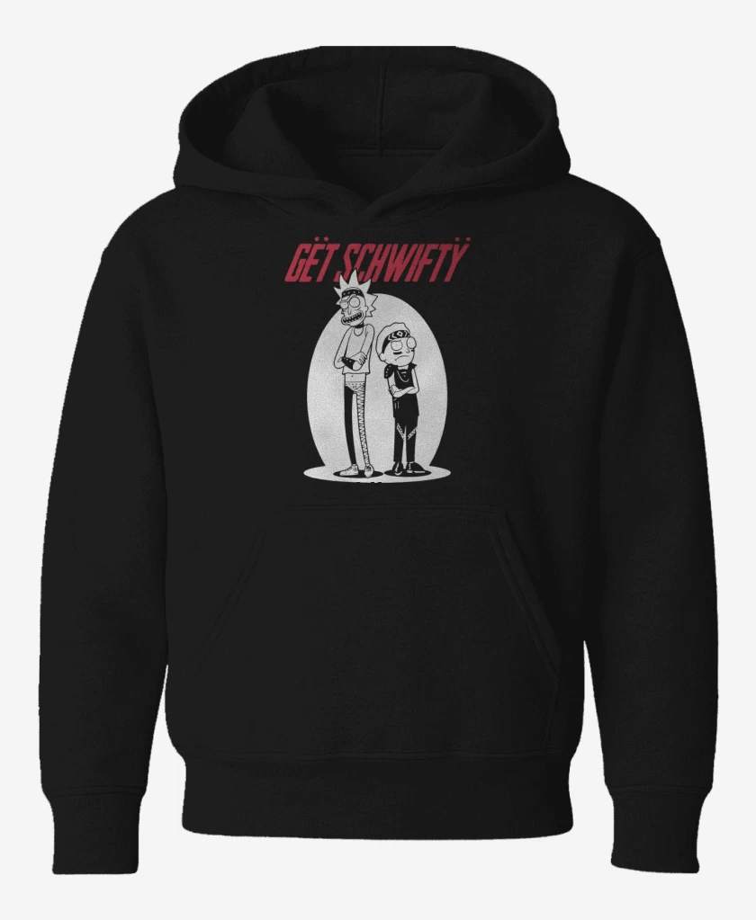 Poleron de niño Negro de Get schwifty