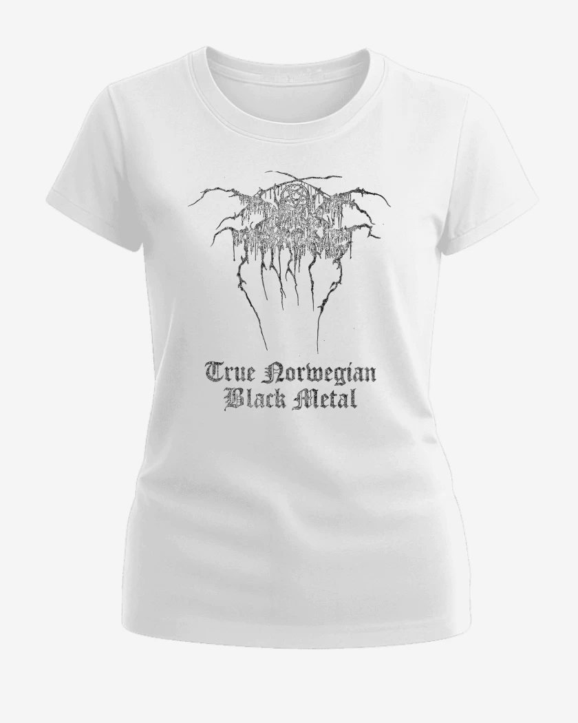 Polera de Mujer Blanco de Darkthrone True Norwegian