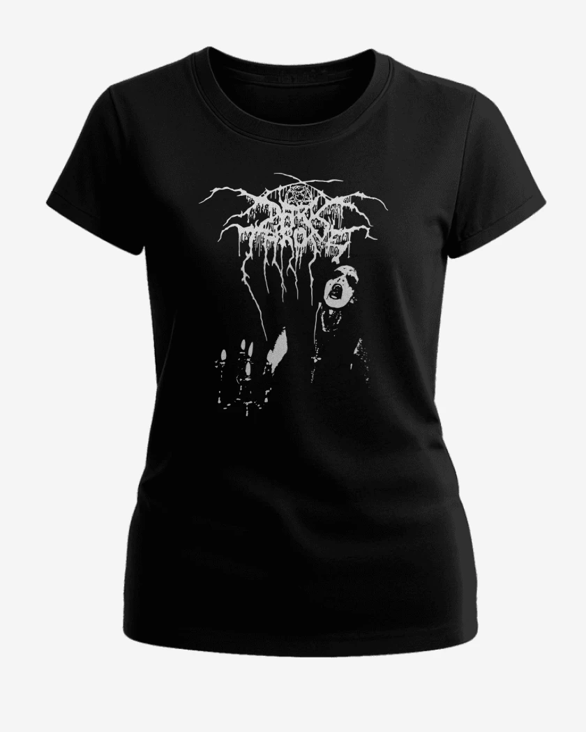 Polera de Mujer Negro de Darkthrone Transilvania