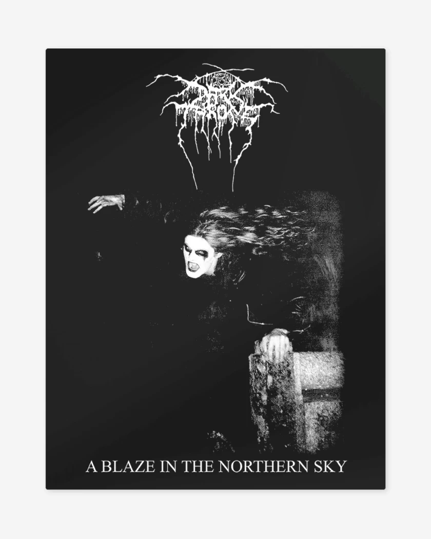 Print metalico Darkthrone A Blaze in the Norhtern Sky